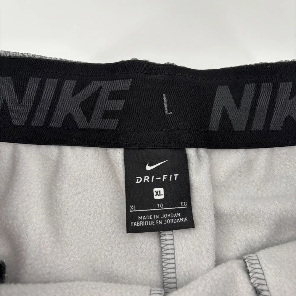 Nike Sweatpants‎ Kids XL Gray Excellent Dri-FIT Fleece Athletic Joggers